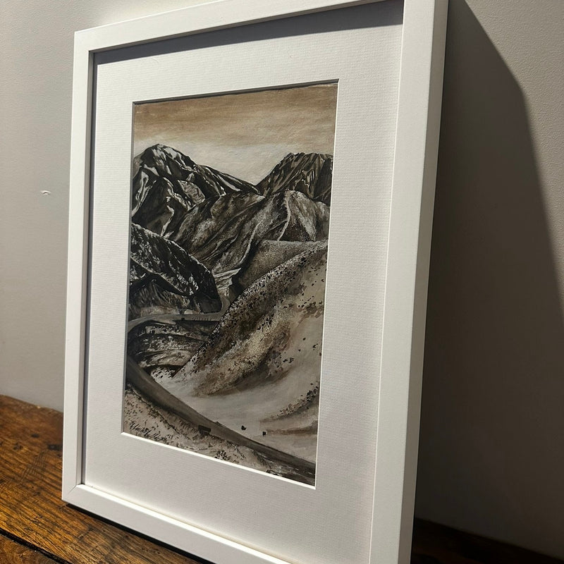 'Lindis Pass' framed original by Eliana Collins