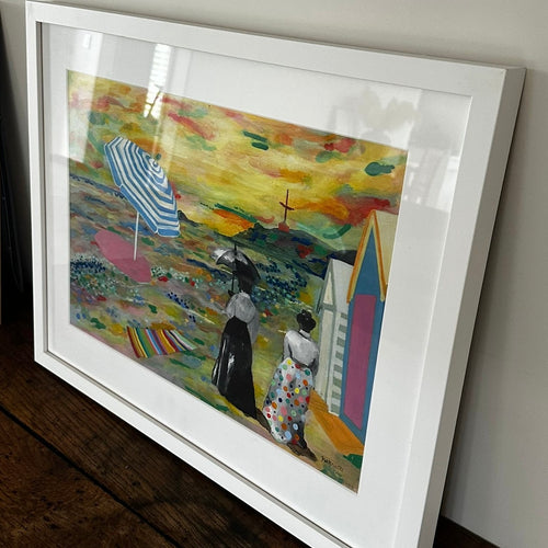 'Timeless Sands' framed original by Harriette Jolly