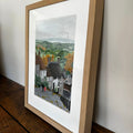 'Village' framed original by Jade Culverwell
