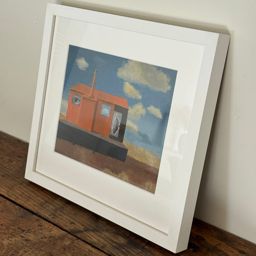 'Mt Brown Hut' framed original by Otto Smale