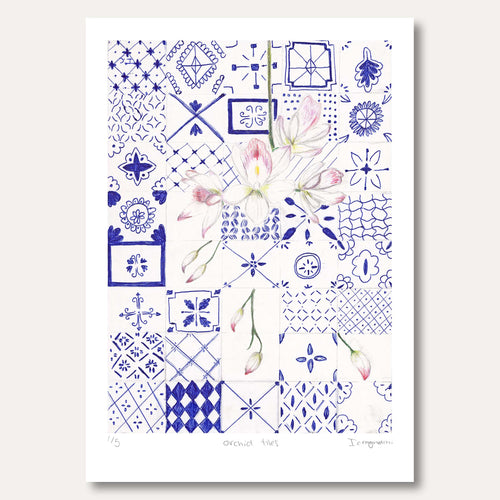 'Orchid Tiles' by Isabella Cragnolini