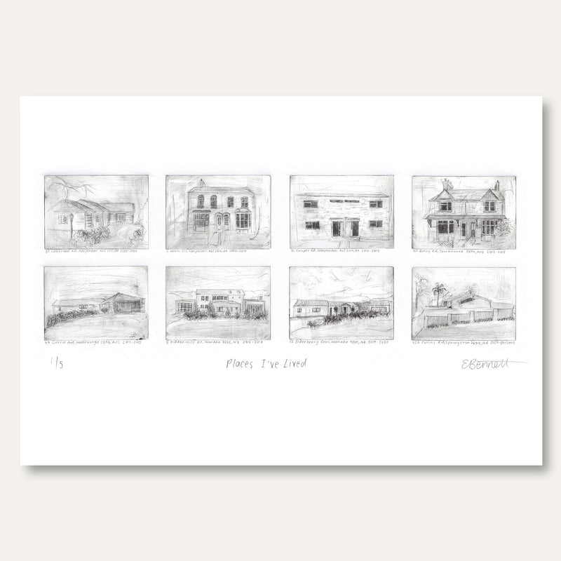 'Places I've Lived' by Ellie Bennett