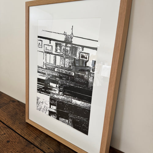 'Worlds Apart' framed original by Chelsea Jones