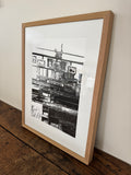 'Worlds Apart' framed original by Chelsea Jones