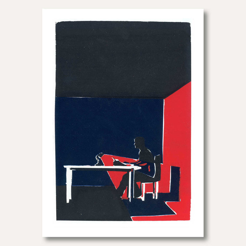 'Man at Desk' by Stefan Millard